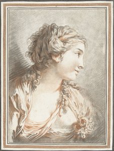Busto de mujer de Gilles Demarteau