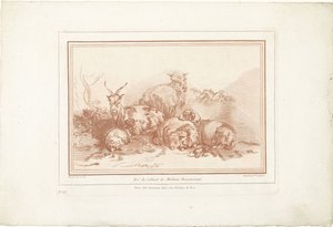 Ovejas y cabras tumbadas de Gilles Demarteau