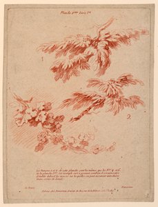 Placa 2 de Livre Ier, Principes du dessin dans le genre du Paysage de Gilles Demarteau