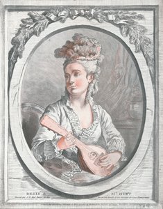 Retrato de Madame Huet, siglo XVIII de Gilles Demarteau
