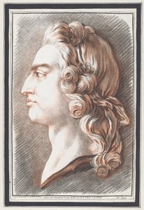 Luis XV de Gilles Demarteau, the Elder, after Jean François Clermont
