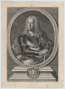 Retrato de Francisco I, ca. 1745 de Gilles Jacques Petit