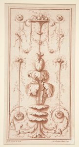 Panel ornamental de Recueil d de Gilles Paul Cauvet