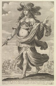 Zenobia, 1647. Creadores: Gilles Rousselet, Abraham Bosse de Gilles Rousselet and Abraham Bosse