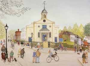 St John"s, Downshire Hill, Hampstead, 2002 de Gillian Lawson