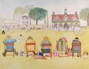 El Partido de Cricket, 1989 de Gillian Lawson