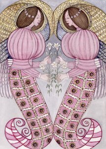 Dos ángeles con lirios tigre, 1995