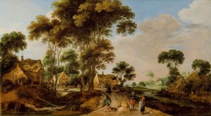 El camino del campo de Gillis Claesz de Hondecoeter