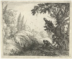paisaje con un cazador de Gillis Peeters (I)