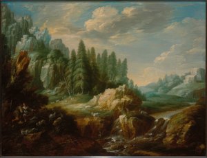 Paisaje montañoso boscoso