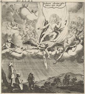 Cristo se aparece en el cielo