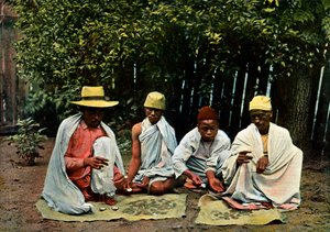 Cambistas Hova, Madagascar, finales del siglo XIX de Gillot