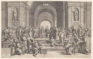 la escuela de atenas