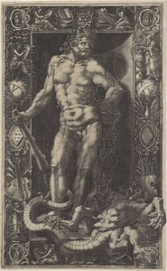 Hércules como vencedor de la Hidra de Lerna de Giorgio Ghisi