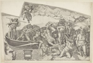El Juicio Final, hoja I de Giorgio Ghisi