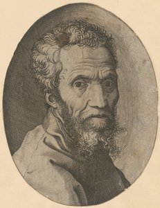 Retrato de Miguel Ángel de Giorgio Ghisi