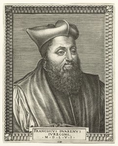 Retrato de François Duaren, profesor de derecho en la Universidad de Bourges de Giorgio Ghisi