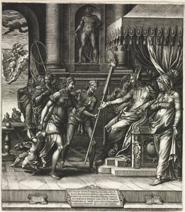 La calumnia de Apeles de Giorgio Ghisi