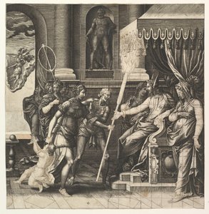 La calumnia de Apeles, 1560