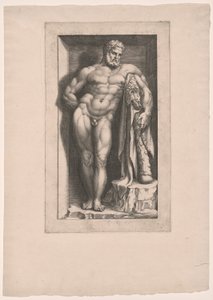 El Hércules Farnesio de Giorgio Ghisi