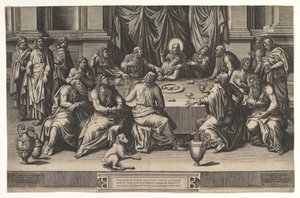 La última cena de Giorgio Ghisi