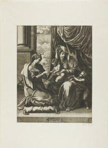 El Matrimonio Místico de Santa Catalina de Giorgio Ghisi
