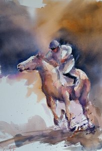 Carrera de caballos dinámica de Giorgio Gosti
