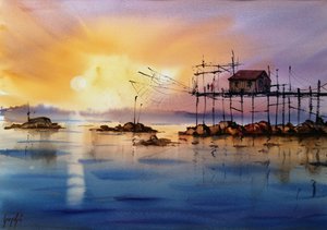 Muelle de pesca «Golden Hour»