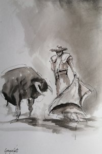 Esquema de una corrida de toros española de Giorgio Gosti