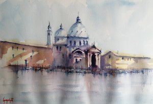 Reflejo de una basílica veneciana de Giorgio Gosti