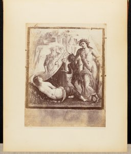 Fresco Baco y Ariadna Pompeya de Giorgio Sommer