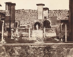 Casa de Marco Lucrezio, Pompeya, c.1870 de Giorgio Sommer