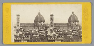 Vista de la catedral de Florencia de Giorgio Sommer