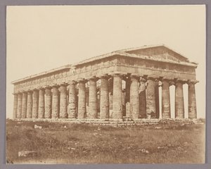 Paestum: El templo de Poseidón de Giorgio Sommer