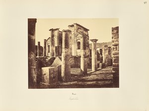 Pompeya. Templo de Isis de Giorgio Sommer