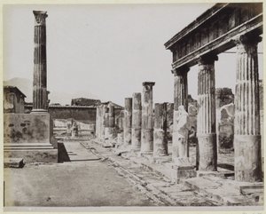 Templo de Venus en Pompeya de Giorgio Sommer