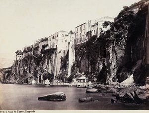 La casa de Tasso sobre el mar de Sorrento de Giorgio Sommer