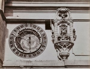 El cuadrante de la Torre del Reloj en Berna, por Kaspar Brunnen (1527-1530)