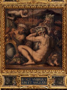 Alegoría de Borgo San Sepolcro y Anghiari de Giorgio Vasari