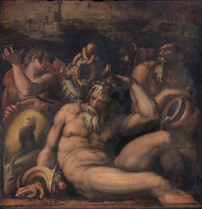 Alegoría del Chianti, 1563-1565 de Giorgio Vasari
