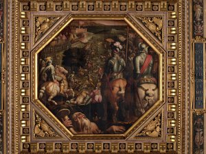 Batalla de Marciano en Val di Chiana de Giorgio Vasari