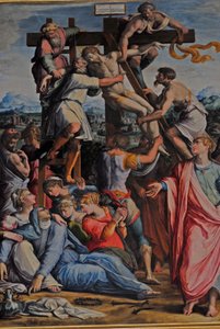 Jesús descendido de la cruz de Giorgio Vasari