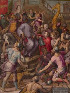 Lorenzo el Magnífico recibe el tributo de los embajadores, 1556-1558