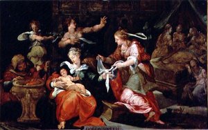 El nacimiento de la Virgen