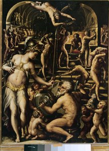 La Fragua de Vulcano de Giorgio Vasari