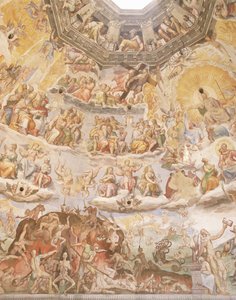 El Juicio Final (detalle) de Giorgio Vasari