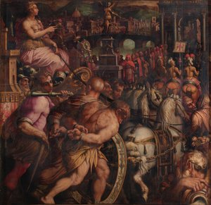 Triunfo después de la victoria de Pisa, 1563-1565