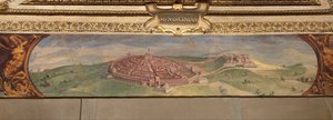 Vista de Lucignano, 1557-1558 de Giorgio Vasari