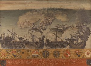 Victoria naval de Koroni, Peloponeso de Giorgio di (1500 1559) Giovanni
