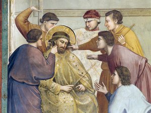 Flagelación de Cristo (detalle) de Giotto (c.1266 1337)